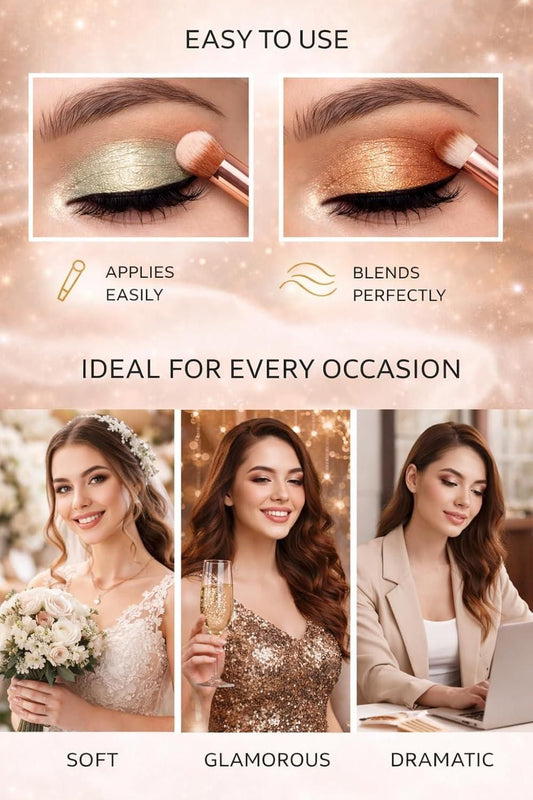 Click here ➡️ Eyeshadow Palette Shimmer & Glitter Shades �(Pack of 1)